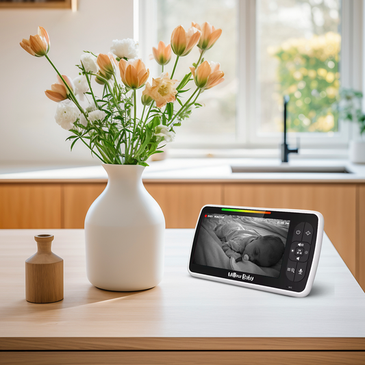 5" Video Baby Monitor with Remote Pan-Tilt-Zoom Camera